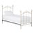 Pair of White Gloss Corsican Twin Beds With Bunny Finials For Sale