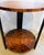 Art Deco 1990s Theodore Alexander Art Deco Style Round Wood and Glass Center / End Table For Sale - Image 3 of 9