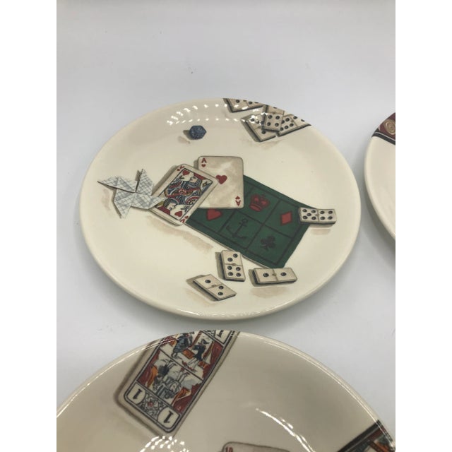 French French Jeux Games Plates, Set of 4 For Sale - Image 3 of 8