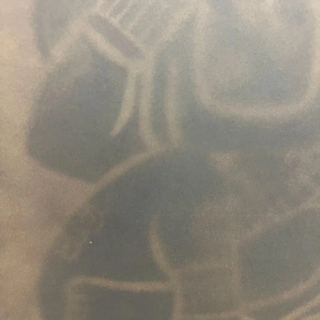 1960s 1960s Mayan Revival Art Poster For Sale - Image 5 of 10