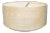 West Elm Volume Round Storage Drum Coffee Table For Sale