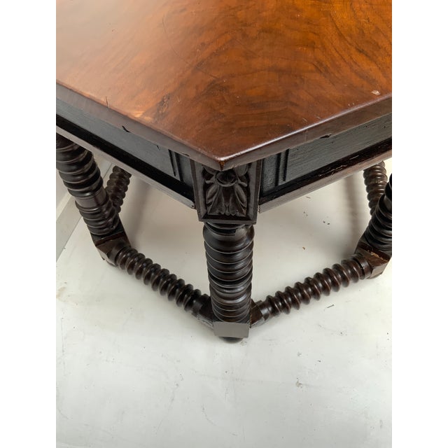 18th Century Hexagonal Walnut Tuscany Center Table For Sale - Image 10 of 10