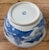 Large Chinese Export Porcelain Canton Blue and White Centerpiece Punch Bowl For Sale - Image 6 of 7