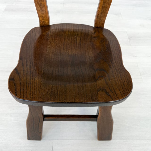 Belgian Brutalist Dining Chairs – Set of 6 For Sale - Image 10 of 11