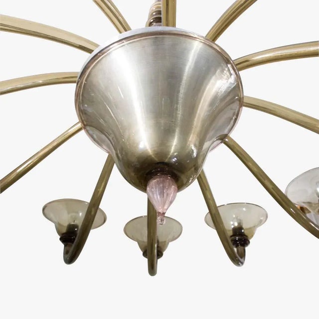 Large Venetian Chandelier, 1940s For Sale - Image 5 of 6