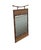 Late 20th Century 20th Century Pagoda Style Faux Rattan Metal and Wicker Wall Mirror For Sale - Image 5 of 8