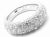 Contemporary Cartier Etincelle De Cartier 18k White Gold Diamond Band Ring, size 4.5 For Sale - Image 3 of 10