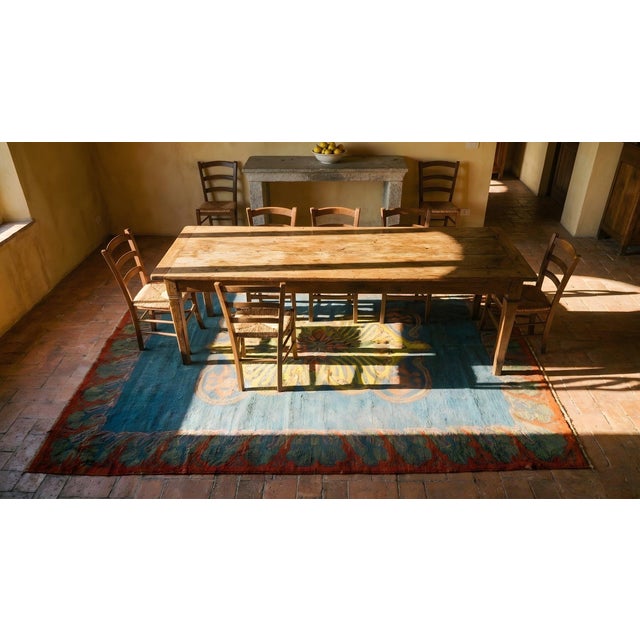 Early 20th Century Irish Donegal Arts & Crafts Carpet ( 5'7" x 7'9" - 170 x 296) For Sale - Image 13 of 15