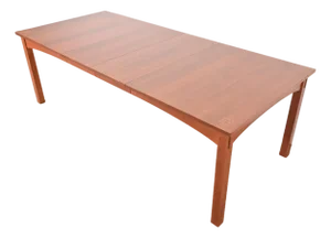 Stickley Harvey Ellis Collection Inlaid Cherry Wood Extension Dining Table, Newly Refinished