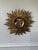 Vintage 1970s French Gilded 13.5" Sunburst Wall Mirror For Sale - Image 17 of 18