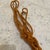 1970s Pair Ram Head Leather Wrapped Curtain Tieback Tassels For Sale - Image 9 of 11