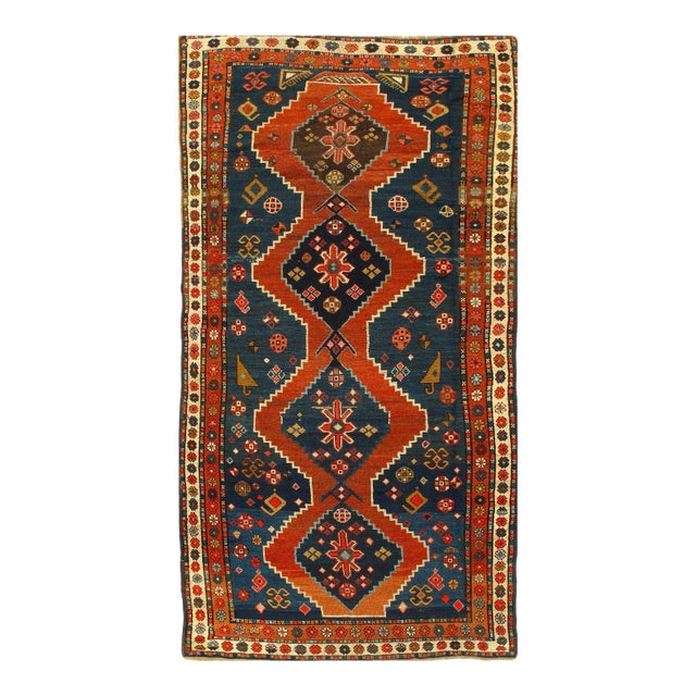 Pasargad Vintage Turkish Kazak Rug - 3'8" X 7'6" For Sale