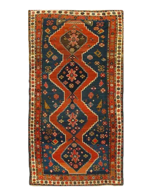 Pasargad Vintage Turkish Kazak Rug - 3'8" X 7'6"