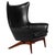 Model 207 Tilt Lounge Chair in Leather by H. W. Klein for Bramin, 1970s For Sale - Image 10 of 10