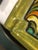 Aldo Londi for Bitossi Italian Signed MCM Ashtray in Green Orange Cream and Teal Beautiful! For Sale In Greensboro - Image 6 of 6
