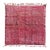 Moroccan Checkered Pink Wool Rug For Sale