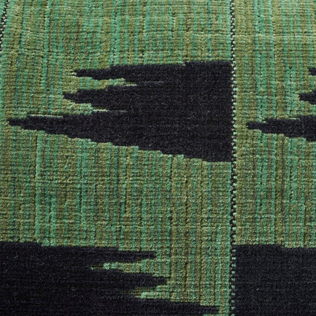 Schumacher Schumacher X David Kaihoi Tutsi Pillow in Green For Sale - Image 4 of 6