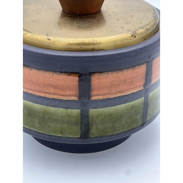 Pottery Punch Bowl and Cups from Dümler & Breiden, West Germany, 1970s, Set of 11 For Sale - Image 6 of 10