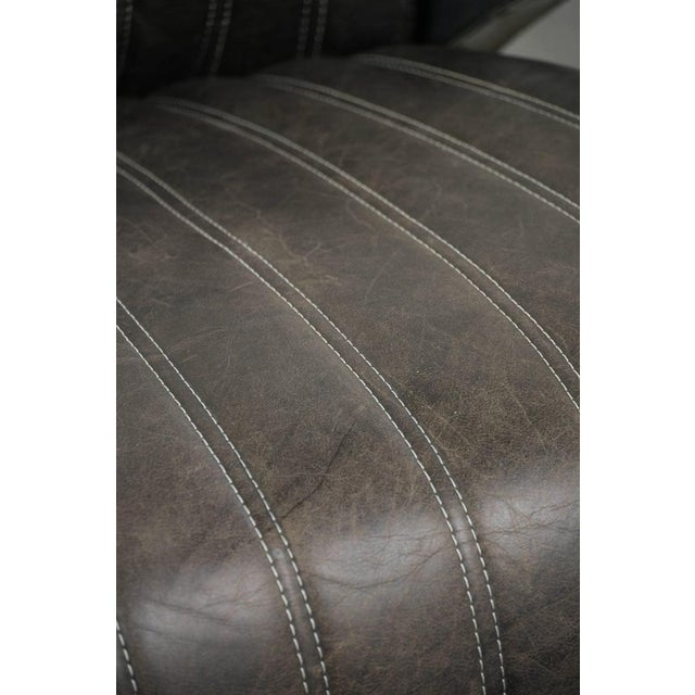 Industrial Black Cowhide Aviator Chairs, Set of 2 For Sale - Image 14 of 17