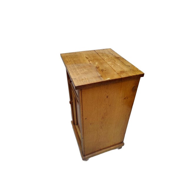 German Oak Bedside Table, 1885 For Sale - Image 6 of 7