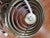Lightolier Mid-Century Modern Concentric Louvered Brass Pendant Light / Chandelier For Sale - Image 9 of 10