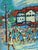 Blue 1965 Mid-Century Modern 'The Joyful Passage' Vintage Original Swedish Street Scene Oil Painting, Framed For Sale - Image 8 of 13