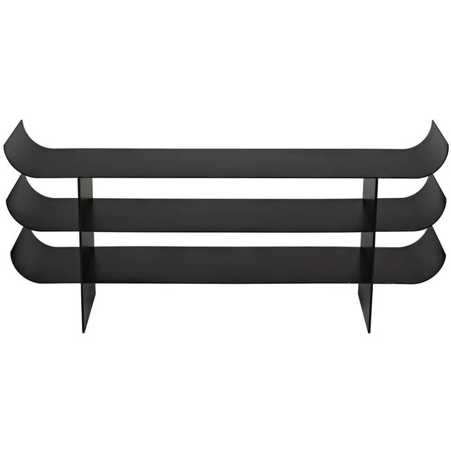Noir Kyoto Console, Black Iron For Sale - Image 4 of 6