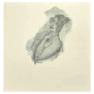 After Jean Paul Sauget, Woman, Lithograph, 1921 For Sale