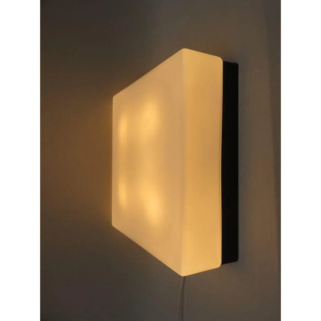 1960s Black & White Minimalist Ceiling Lamp from Erco, 1960s For Sale - Image 5 of 17