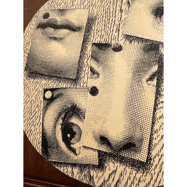 20th Century Nose Mouth and Eyes Silk Screen Print by Fornasetti For Sale - Image 6 of 8