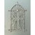 Vintage Architectural Element Metal Cross Window Grate For Sale - Image 10 of 12