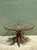 Vintage Distressed Gilt Metal and Glass Wheat Sheaf Table For Sale - Image 11 of 13