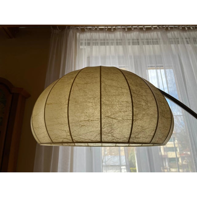 Extendable Arc Cocoon Floor Lamp from Hustadt Leuchten, Germany, 1970s For Sale - Image 6 of 10