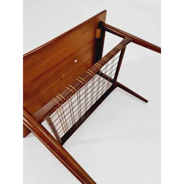 Brown German Teak Coffee Table from Else Møbelfabrik, 1960s For Sale - Image 8 of 11