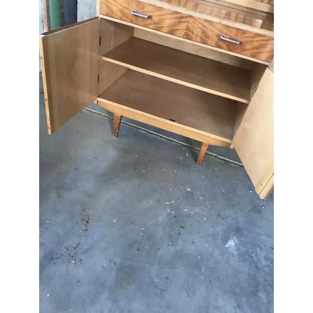 Brown Mid-Century Hungarian Cabinet, 1960s For Sale - Image 8 of 9