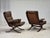 Scandinavian Armchair in Brown Leather, 1970s For Sale - Image 18 of 18