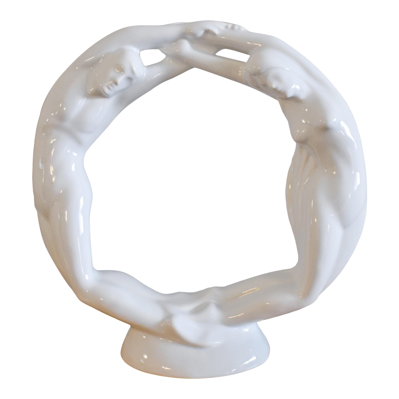 1980’s Haeger ‘Circle of Love’ Sculpture Chairish