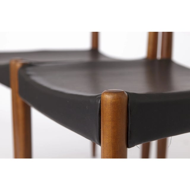 Set of Vintage Chairs in Teak, 1960s For Sale - Image 5 of 10