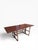 Vintage McGuire San Francisco Convertible Bamboo & Rosewood Dining Console Table For Sale In Boston - Image 6 of 17