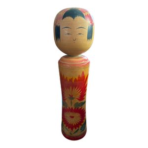 Antique Kokeshi 18"h Doll