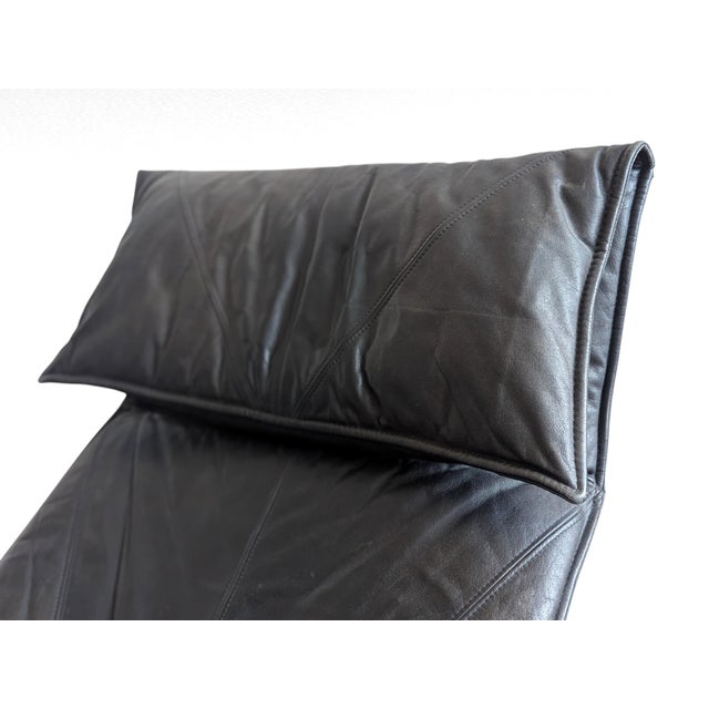 Leather Skye Lounge Chair by Tord Björklund, 1980s For Sale - Image 6 of 10
