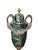 Late 19th Century Pair of Green Marble and Ormolu Urns or Cassolettes With Satyr Heads in Louis XVI Style For Sale - Image 5 of 15