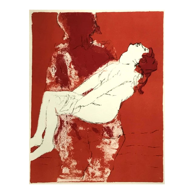 1969 Paul Guiramand Original Lithograph V1-2 Fernand Mourlot For Sale