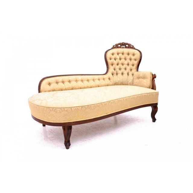 Late 19th Century Antique Chaise Lounge, France, 1890 For Sale - Image 5 of 9