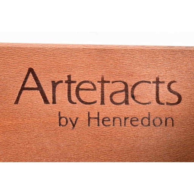 Henredon Mid-Century Modern Campaign Oak Nightstand, Circa 1970s For Sale - Image 9 of 13