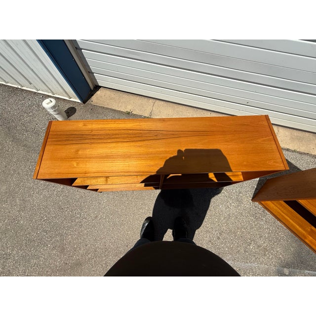 Mid-Century Modern Danish Modern Poul Hundavad Style Teak Bookcases For Sale - Image 11 of 12