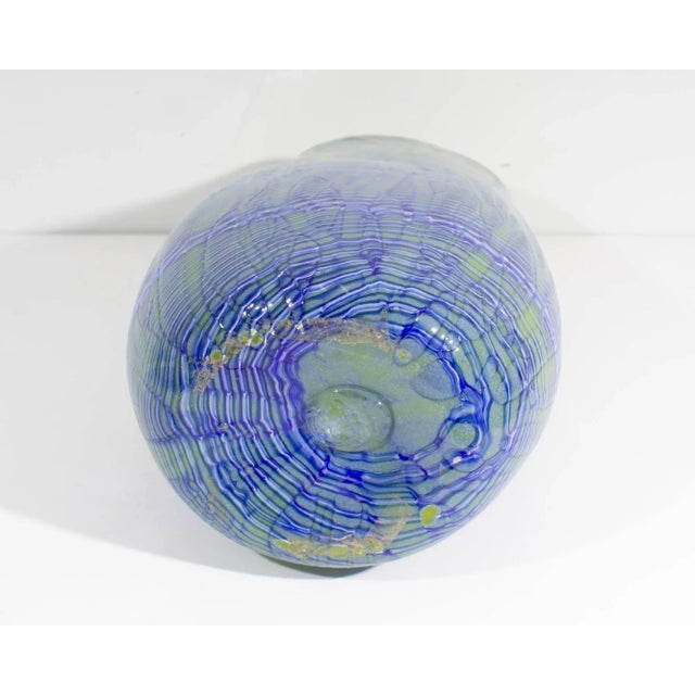 2000 - 2009 2001 Art Glass Vase Signed by Artist Rod Sounik For Sale - Image 5 of 7