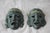 Bronze Theater Drama Masks, 1950s, Set of 2 For Sale - Image 12 of 18