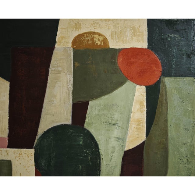 2020s Correspondances, Abstract Geometric, Contemporary Oil Painting, Framed by Sophie Dumont For Sale - Image 5 of 9