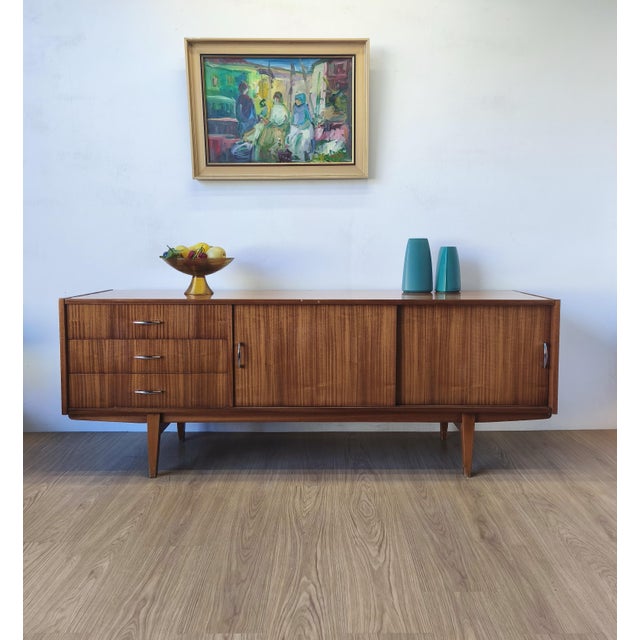Minimalist Modern Wooden Buffet, 1970s For Sale - Image 13 of 18